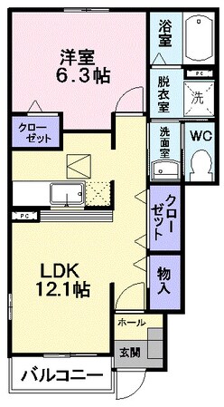 メゾン・さくら　Ａの物件間取画像